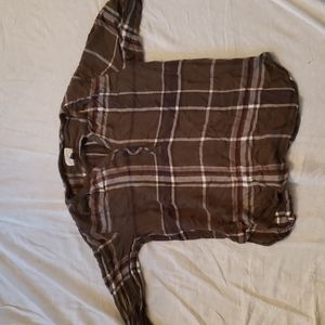 Soft flannel top